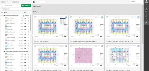 Open Sheet when Takeoffs are Grouped by Plan Name